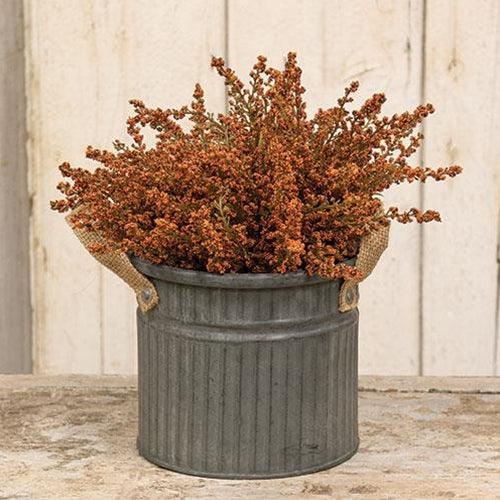 Fall Heather Half Sphere, Pumpkin - The Fox Decor