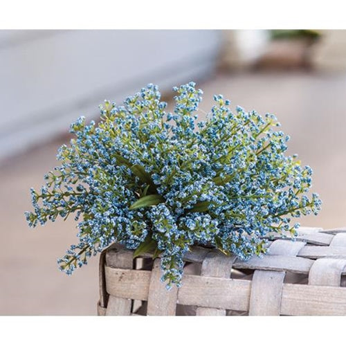 Bursting Astilbe Half Sphere, Sky Blue, 9" - The Fox Decor