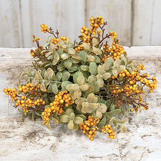 Pebble Creek Half Sphere, 10", Mustard - The Fox Decor