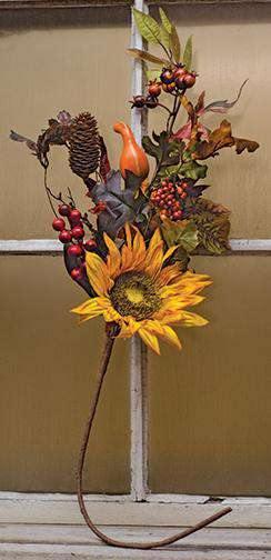 Harvest Sunflower Spray - The Fox Decor