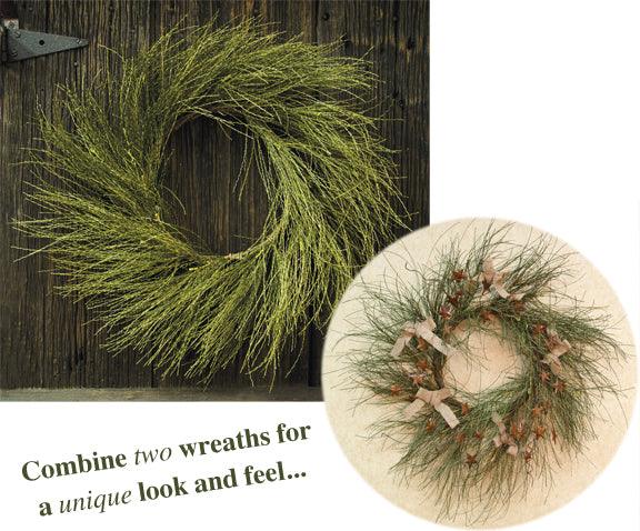 Wispy Grass Wreath - The Fox Decor