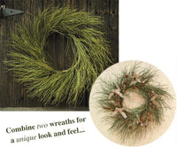 Thumbnail for Wispy Grass Wreath - The Fox Decor