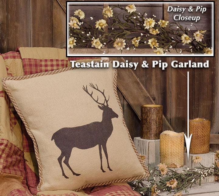 Teastain Daisy & Pip Garland, 4 ft. - The Fox Decor