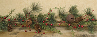 Thumbnail for Red Berry Pine Garland - 4ft