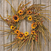 Thumbnail for Grassy Sunflower Wreath