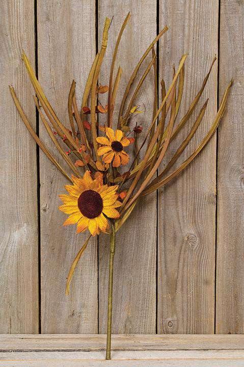 Grassy Sunflower Bunch - The Fox Decor