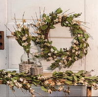 Thumbnail for Teastain Gardenia Garland, 4ft - The Fox Decor