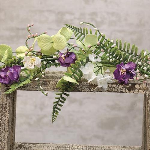 Lakeside Mix Wildflower Garland, 4ft