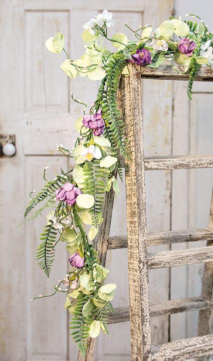 Lakeside Mix Wildflower Garland, 4ft