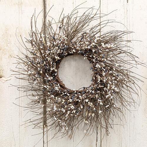 Farmhouse Mix Pip Twig Wreath, 16" - The Fox Decor