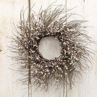 Thumbnail for Farmhouse Mix Pip Twig Wreath, 16