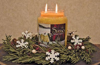 Pine & Snowflakes Wreath - 12