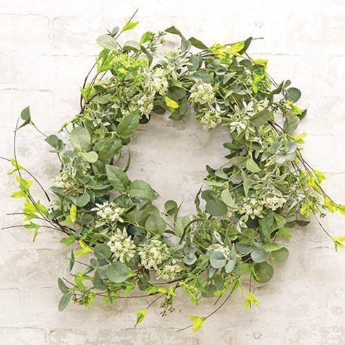 Mixed Queen Ann Heather Wreath, 20" - The Fox Decor