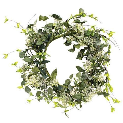 Mixed Queen Ann Heather Wreath, 20" - The Fox Decor