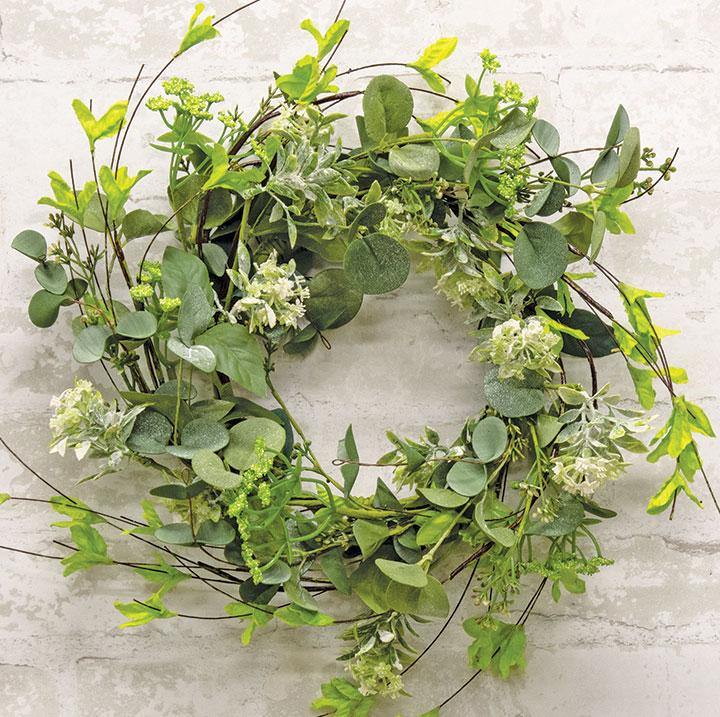 Mixed Queen Ann Heather Wreath, 15" - The Fox Decor