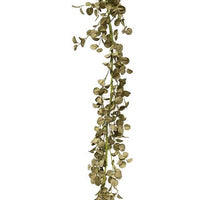 Thumbnail for Foamy Silver Dollar Garland, Sage, 5ft
