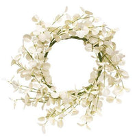 Thumbnail for Foamy Silver Dollar Wreath, Cream, 20
