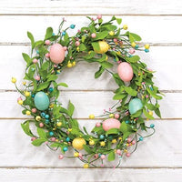 Thumbnail for Easter Eggs & Herb Leaves Wreath, 20
