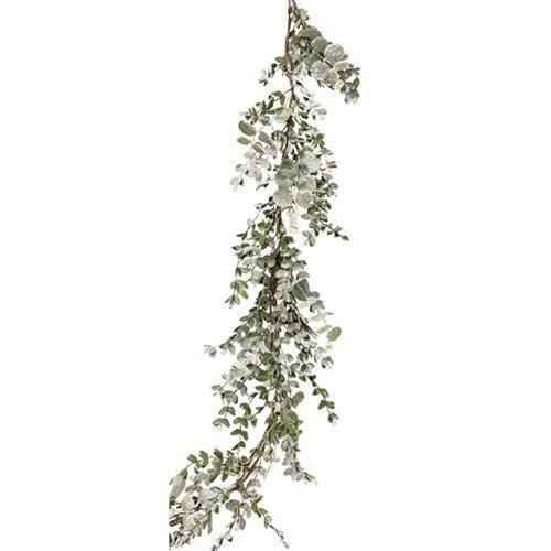Snowy Eucalyptus Garland, 5ft - The Fox Decor