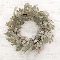 Sparkle Holiday Mistletoe Twig Wreath - The Fox Decor