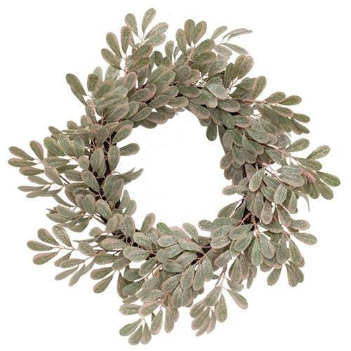 Sparkle Holiday Mistletoe Twig Wreath