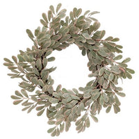 Thumbnail for Sparkle Holiday Mistletoe Twig Wreath
