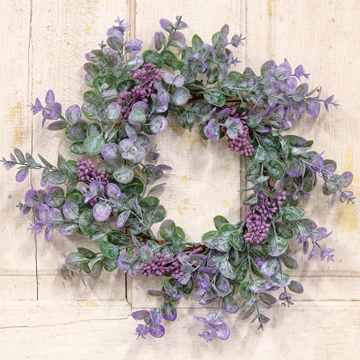 Lavender Eucalyptus with Seeds Wreath, 14"