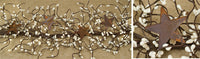 Pip Berry Garland With Stars, Ivory, 40