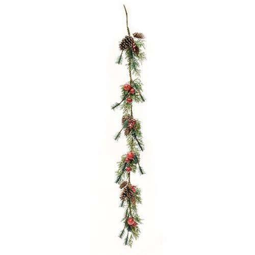 Jingle Pine Garland, 5ft Christmas Decor - The Fox Decor