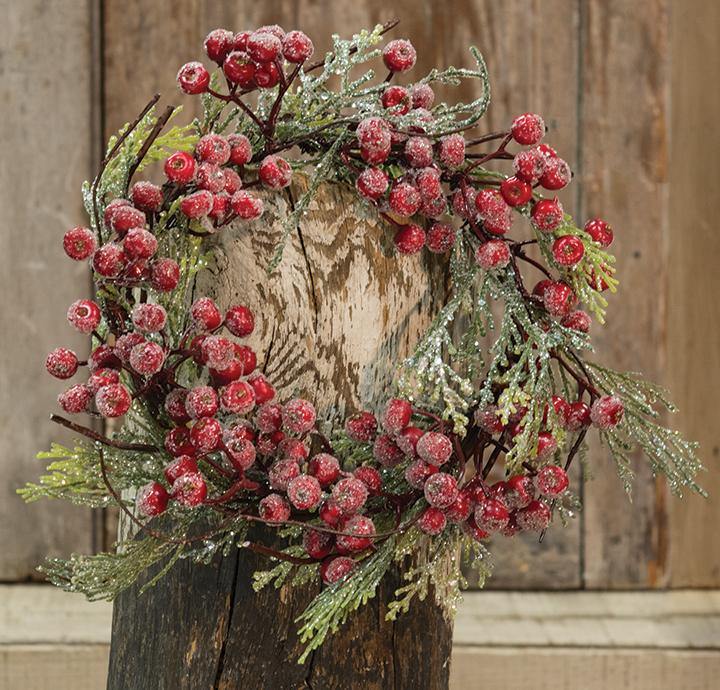 Icy Berry & Cedar Candle Ring, 7" - The Fox Decor