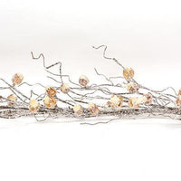 Thumbnail for Snowy Mini Cotton Garland, 4ft - The Fox Decor