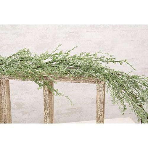 Ice Glazed Cedar Garland, 5ft - The Fox Decor