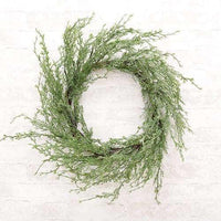 Thumbnail for Ice Glazed Cedar Wreath, 24