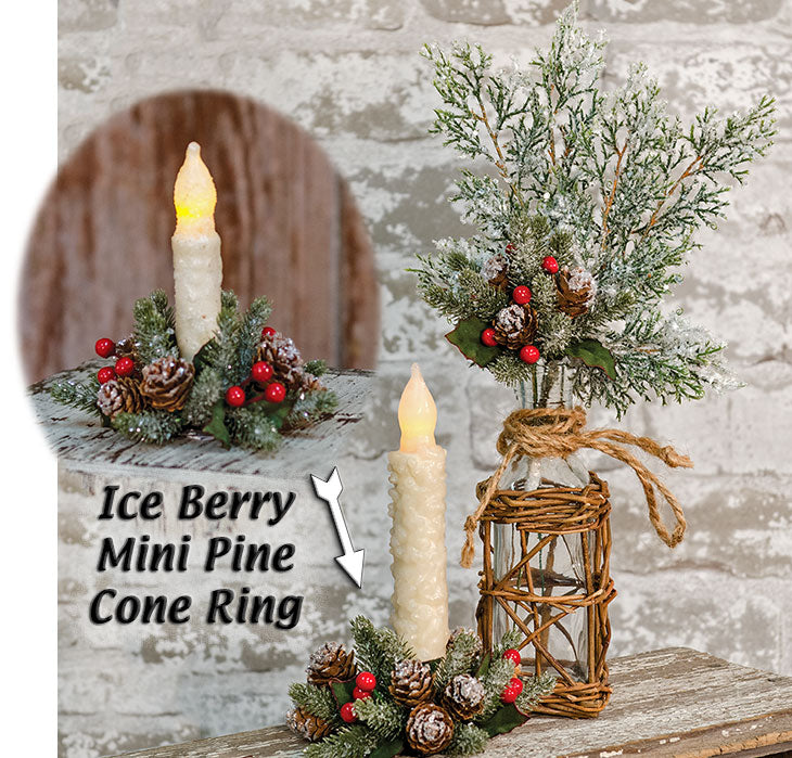 Icy Berry Mini Cone Ring, 1"