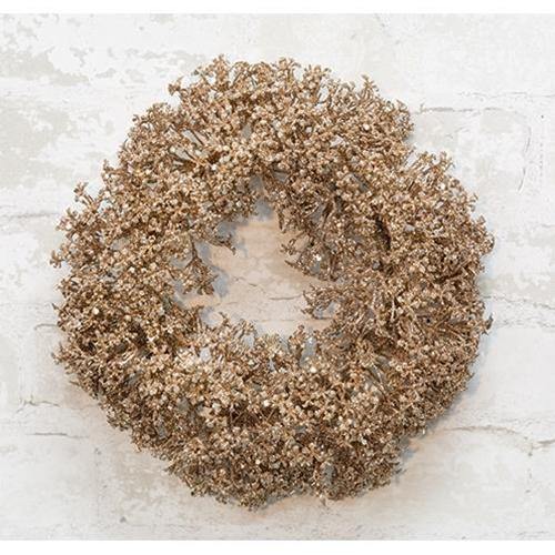 Glitter Gypso Candle Ring, 6" - The Fox Decor