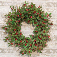 Thumbnail for Holly Wreath w/Berry, 22