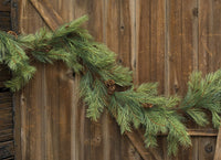 Thumbnail for Northern Soft Pine Garland w/Cones, 9ft