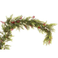 Thumbnail for Red Cedar With Berries Garland, 6ft - The Fox Decor