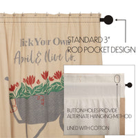 Thumbnail for Farmer's Market Wheelbarrow Shower Curtain 72
