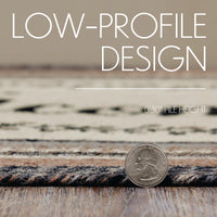 Thumbnail for Floral Vine Jute Braided Rug Rect 20