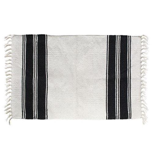 Farmhouse Stripe Base Floor Mat - The Fox Decor