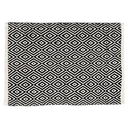 Black Diamond Base Floor Mat - The Fox Decor