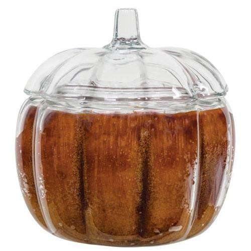 Buttered Maple Syrup Pumpkin Jar Candle - The Fox Decor