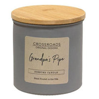 Thumbnail for Grandpa's Pipe 14oz Jar Candle w/Wood Lid - The Fox Decor