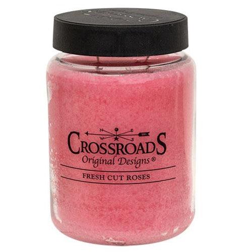 Fresh Cut Roses Jar Candle, 26oz