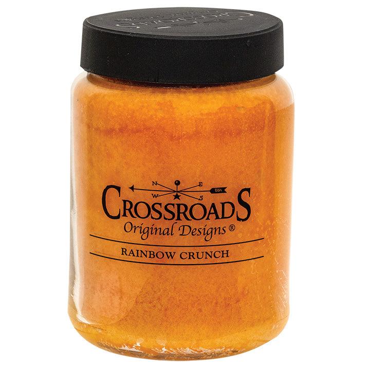 Rainbow Crunch Jar Candle, 26oz - The Fox Decor