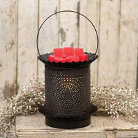 Thumbnail for Kettle Black Jumbo Wax Melter w/Punched Stars - The Fox Decor
