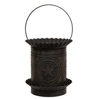 Thumbnail for Kettle Black Jumbo Wax Melter w/Punched Stars - The Fox Decor
