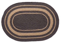 Thumbnail for Grayson Placemats set of 4 Black Jute - The Fox Decor