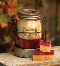 Thumbnail for Spiced Apple Cider 3 Layer Jar Candle w/Tin Holder, 14oz - The Fox Decor